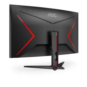 Монитор AOC C32G2ZE/BK, 31.5" Curved 1500R, VA, WLED, 1920x1080@240Hz, 4ms GtG, 1ms MPRT, 300cd/m2, 4000:1, DCR 80M:1, FreeSync, FlickerFree, Low Blue Light, Tilt, 2xHDMI, DP