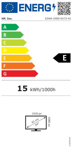 Монитор HP Series 5 23.8" FHD Height Adjust Monitor - 524sh