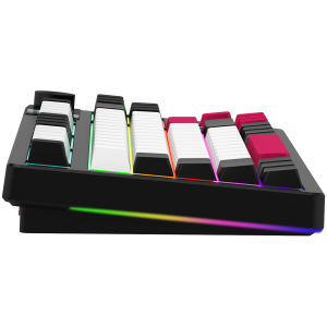 LORGAR KBP70TKLW, Wireless TKL Mechanical Gaming Keyboard Pro, Black/red, EN layout