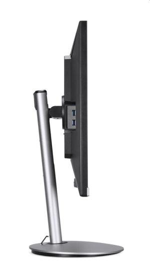 Монитор Acer Vero CB322QUEsmiiprx, 31.5'' QHD (2560x1440) ZeroFrame IPS 100Hz, 1ms (VRB), 350nits, 100M:1, 2xHDMI, DP1.2, Speakers 2*2W, Audio out, HDR10, Adaptive Sync, Remote, Vesa, BlueLightShield Pro, TUV Eyesafe2.0, Energy Class C, TCO, Silver, 3Y