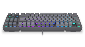 Endorfy механична клавиатура Thock V2 TKL, PBT, Endorfy Red switch, US Layout