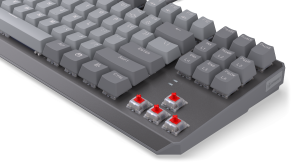 Endorfy механична клавиатура Thock V2 TKL, PBT, Endorfy Red switch, US Layout