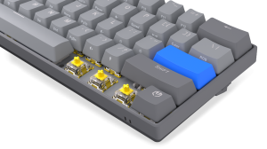 Endorfy механична клавиатура Thock Wireless V2 Compact, PBT, Endorfy Yellow, US Layout