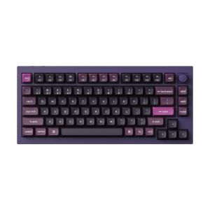 Безжична механичка клавиатура Keychron Q1 MAX Gateron Jupiter Red Switch - Purple