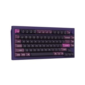 Безжична механичка клавиатура Keychron Q1 MAX Gateron Jupiter Red Switch - Purple