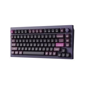 Безжична механичка клавиатура Keychron Q1 MAX Gateron Jupiter Red Switch - Purple