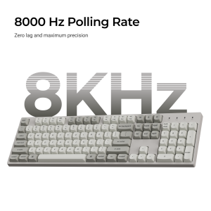 Геймърска Механична клавиатура Keychron C2 Pro 8K QMK - Super Red Switch, Full Size