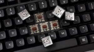 Капачки за механична клавиатура Keychron Double Shot KSA PBT Keycap Full Keycap Set 137 Keycaps - Black