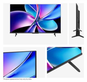 Телевизор Hisense 43" E7Q Pro, 4K Ultra HD 3840x2160, QLED, Quantum Dot, 144Hz, HDR 10+ adaptive, HLG, Dolby Vision, DTS Virtual X, Smart TV, WiFi 5GHz, WiFi Direct, BT, Anyview Cast, 3xHDMI, 2xUSB, LAN, CI+, DVB-T2/C/S2, Black