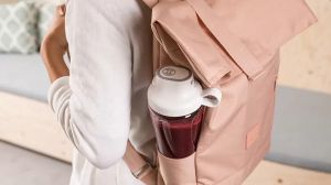 Блендер Bosch MMB2111T, Blender VitaPower Series 2, 0,6 L, 450 W, ToGo bottle from Tritan, Silver