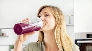 Блендер Bosch MMB2111T, Blender VitaPower Series 2, 0,6 L, 450 W, ToGo bottle from Tritan, Silver