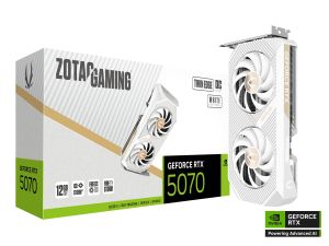 Graphic card ZOTAC GAMING RTX 5070 Twin Edge OC White Edition 12GB GDDR7
