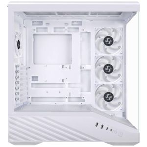 Кутия Lian Li Vector V100 ARGB Mid-Tower, Tempered Glass - White