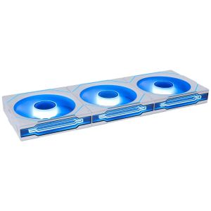 Вентилатори 3бр Lian Li UNI FAN SL-INF Wireless ARGB PWM Reverse - 120 mm Бели + Контролер
