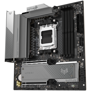 SAPPHIRE AMD B850M AM5 NITRO+ Ryzen R9/R7/R5, 4x DDR5 8000MHz, PCIE 5.0 x 16, 1x M.2 Gen5, 1x M.2 Gen4, LAN 2.5 Gbps, WIFI6, USB, Micro-ATX