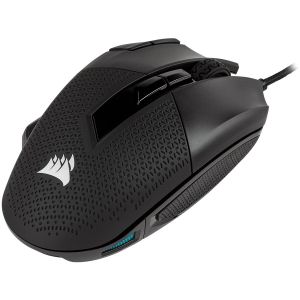 CORSAIR NIGHTSWORD RGB, Performance Tunable FPS/MOBA, Black, Backlit RGB LED, 18000 DPI, Optical
