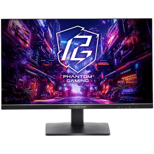 Asrock Gaming Monitor, 27" QHD(2560x1440) IPS, Anti-Glare, 180 Hz, 99% sRGB, 1000:1, 16:9, 400 cd/m², 178º/178º, 1ms (MPRT), AMD FreeSync, Flicker-free, Tilt, VESA, 2x 2W Speakers, 2x HDMI 2.0, 1x DP 1.4, 1x Audio Jack (3.5mm), 3Y