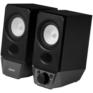 Edifier R19BT 2.0 Audio System, BT V5.3 USB, AUX, 2.75-inch Drivers, 4W (RMS), Volume Control, Black