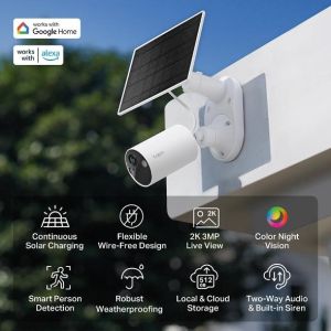 TP LINK C410-kit includes: IP Camera tapo C410 + tapo A201 solar panel
