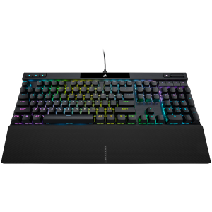 CORSAIR K70 RGB PRO Optical-Mechanical, Backlit RGB LED, Black, Black PBT Keycaps