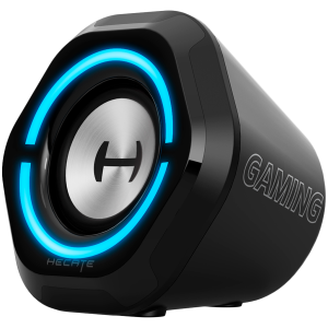 Edifier G1000 2.0 Audio System, BT V5.3, USB, AUX, 2.5-inch Drivers, RGB Lighting, 5W (RMS), Black