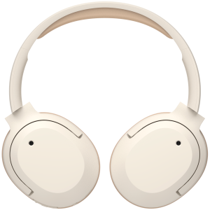 Edifier W820NB Plus Wireless Over-Ear Headphones, 40mm Dynamic Titanium-Coated Drivers, BT V5.2, ANC, Hi-Res Audio Certification, Up To 49H Battery, USB-C, Ivory