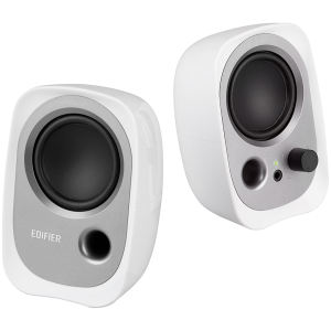 Edifier R12U 2.0 Audio System, USB, AUX, 2.25-inch Drivers, 4W (RMS), Volume Control, White