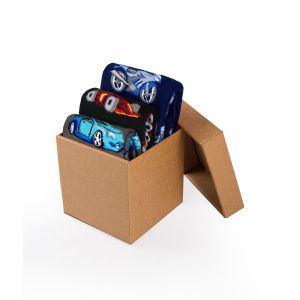 Кутия с 3 чифта Памучни чорапи Скорост