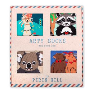Кутия с 4 чифта чорапи Arty Socks Влюбени Животни