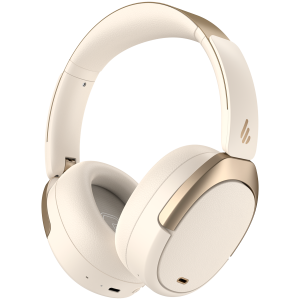 Edifier WH950NB Wireless Over-Ear Headphones, 40mm Dynamic Titanium-Coated Drivers, BT V5.4, ANC, Hi-Res Audio Certification, Up To 80H Battery, USB-C, Ivory
