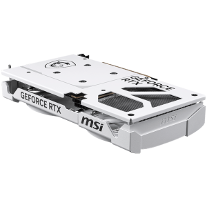 MSI Video Card NVIDIA GeForce RTX 5060 Ti 16G VENTUS 2X WHITE PLUS, 16GB GDDR7, 128-bit, 2587 MHz Boost, 4608 CUDA Cores, PCIe 5.0 (x8), 3x DP 2.1b, HDMI 2.1b, RAY TRACING, Dual Fan, 180W TDP, 8-pin PCIe Power, G-SYNC, 2-Slot, 3Y