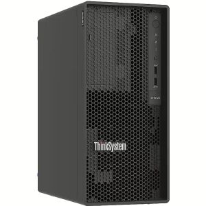 Сървър Lenovo ThinkSystem ST50 V3, Intel Xeon 6315P (2.80 GHz, 4-core, 12 MB Cache, 55W), 1x16GB 1Rx8, O/B, 3.5" NHS (3), SW RAID, 1x500W, XCC2 Standard