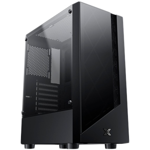 Xigmatek Duke EN49158, ATX/M-ATX/Mini ITX, USB3.0x1 & 2.0x2, Meshed & TG Frontpanel, Left TG, Front 4PCS X24F Fan