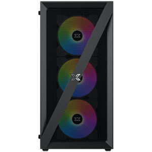 Xigmatek Blade EN40887 ATX/M-ATX/MINI ITX, USB3.0 X1, USB2.0 X2, HD AUDIO, Mehsed Grill Frontpanel & Left Tempered Glass, 4PCS X20C Auto Running LED Fan