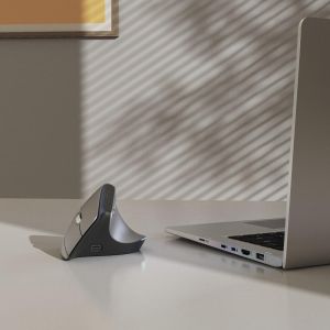 Hama "EWM-700R" Ergonomic Vertical Mouse, Multi-Device, Wireless, Battery, anth.