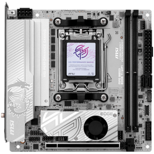 MSI MPG B850I EDGE TI WIFI, mITX, Socket AM5, Dual Channel DDR5 10000+MHz (OC), 1x PCIe x16 slot, 2x M.2 slot, 1x HDMI, 3x USB 3.2 Gen 2, 2x USB 3.2 Gen 1, 1x USB 3.2 Gen2x2 Type C, 7.1 HD Audio, 5Gbps LAN, WIFI, BT, 3Y