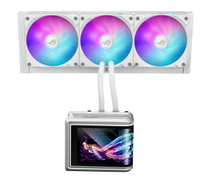 Охладител за процесор ASUS ROG Ryuo IV SLC 360 White Edition ARGB 6.67" Curved AMOLED Display