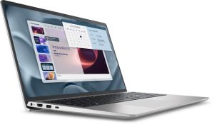 Лаптоп Dell Pro 15 Essential PV15250, Intel Core i7-1355U (10 cores, up to 5.00 GHz), 15.6" FHD (1920x1080) 120Hz WVA AG, 16GB, 512GB, Intel UHD Graphics, FHD RGB cam, Wi-Fi 6, FPR, Backlit, Win 11 Pro, Platinum Silver + Verbatim MCP-5BE Power Pack 5000 m