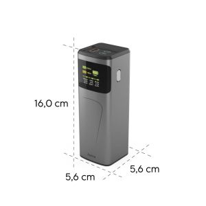 HAMA Външна батерия „High Power“, 200 W, 24000 mAh, 2x USB-C, USB-A, бързо зареждане