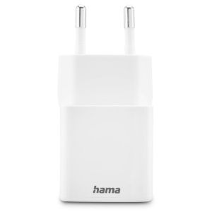 HAMA Бързо мини зарядно 1x USB-C, 1x USB-A, PD, 20 W, бяло