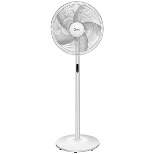 Stand fan, 48W, 40cm, 8 Speeds, 8H timer, LED display, electric control with remote, 3-in-1: Stand/Table/Table+Stand, control panel on rear motor cover, air flow: 41m³/min, noise level: 38-65 dB, Oscillation  85°, Tilting, 41m³/min, sleep mode