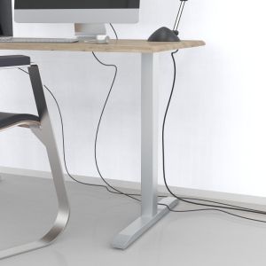 HAMA Магнитен кабелен канал, 55 см, за монтаж на крака на маса, черен