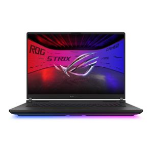 Лаптоп Asus Strix G18 G835LW-SA077W, INTEL ARL HX Ultra 9, 18.0  WQXGA 2560X1600 16:10 Bend+1200nits (HDR)(2000 zone) ,AG, 240 Hz,DDR5 64GB ( 32GB DDR5-5600 SO-DIMM *2 ) ,2TB G4, RTX5080  16GB,Wi-Fi 7 ,Backlit Chiclet Keyboard 4-Zone RGB, Windows 11,Off B