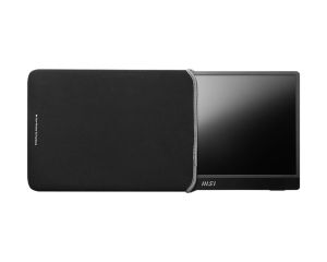 Монитор MSI PRO MP161 E2, Portable Monitor, 15.6" FHD IPS, Ultra Slim Design 1.08 cm, Connect with Smartphone, Display Kit app, MSI EyesErgo, Built-in Ergo Fold-out Kickstand, Built-in Speakers 2x 1.5W, 2x USB Type-C (DP 1.2a, 15W PD), mini HDMI, 4ms, 0.7