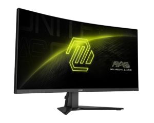 Монитор MSI MAG 346CQ, 34”, 1ms, 180Hz, Rapid VA, 3440 x 1440 (UWQHD), 21:9, CURVE 1500R, AMD FreeSync Premium, 75% DCI-P3, AG, HDR Ready, 300 nits, 4000:1, DCR 100M:1, DP(1.4a), 2xHDMI 2.0b, Tilt, VESA, Black, 6.3kg