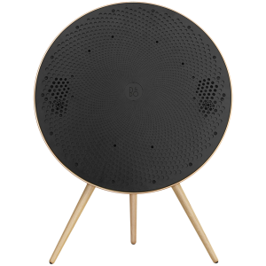 Beosound A9 5th Gen Speaker Gold Tone (Back Sand/Cover Golden/Legs White Oak)
