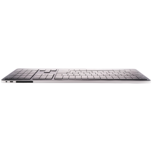 CLEVETURA CLVX 1 Touch-On-Keys AI Wireless Keyboard, ANSI US Windows Layout, Scissor Switches, Aluminum Chassis, Interactive RGB, Windows/Linux/MacOS support