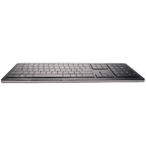 CLEVETURA CLVX 1 Touch-On-Keys AI Wireless Keyboard, ANSI US Windows Layout, Scissor Switches, Aluminum Chassis, Interactive RGB, Windows/Linux/MacOS support
