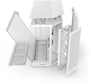 Кутия NZXT H9 Flow RGB Dual-Chamber - White