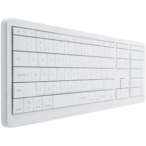 CLEVETURA CLVX 1 Touch-On-Keys AI Wireless Keyboard, ANSI US Mac layout, Scissor Switches, Aluminum Chassis, Interactive RGB, Mac/iPad/AppleTV/PC support